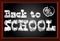 Vector blackboard with white elements