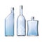 Vector blank glass bottle for new design