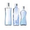 Vector blank glass bottle for new design