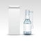 Vector Blank Medicine Medical Glass Spray Bottle