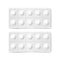 Vector Blank Paper Pack of Pills Isolated on White