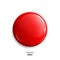 Vector blank red glossy badge or web button. Vector.