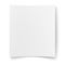 Vector blank white paper, empty poster placard