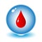 Vector blood drop icon