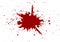 Vector blood splatter isolated design. illustration desig