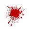 Vector Blood Spot, Red Splatter Background.