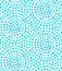 Vector Blue Dots Painted Seamless Pattern