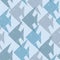 Vector Blue Green Gray Brown Origami Fish Seamless Repeat Background Pattern