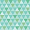 Vector blue and green triangle and leaves texture seamless repeat pattern