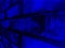 Vector blue grunge background, gradient navy blue texture of an old brick wall. UHD 4K wallpaper