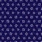Vector blue shibori elegant triangle square circle polka dot seamless pattern with circle prints background. Suitable for textile