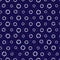 Vector blue shibori simple circle polkadot seamless pattern. Suitable for textile, gift wrap and wallpaper