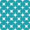 Vector blue and white star polygon shaped seamless pattern. Dense geometric design. Great for textures, backgrounds