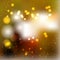Vector blurred winter abstract background. Lanterns, sparkles