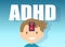Vector of a boy with ADHD