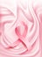 Vector breast cancer awareness poster pink ribbon