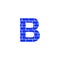 Vector Brick Logo Letter B