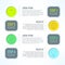 Vector bright infographic template suitable for