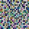 Vector bright seamless pattern with colorful shiny sequins.