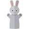 Vector bunny hare hand puppet doll for theatre show