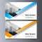 Vector business card template. Creative corporate identity layout.