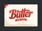 Vector butter packaging design