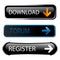 vector buttons - download, forum, register