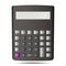 Vector Calculator Illustration. Finance Screen