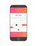 Vector Calendar App UI Concept