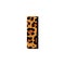 Vector capital letter I with wild leopard skin print.
