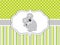 Vector Card Template with Cute Cartoon Koalas. Vector Koala Bear