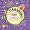 Vector carnival invitation design