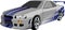 Vector - Cartoon car Nissan Skyline GTR