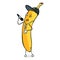 Vector Cartoon Character - Banana Rapper