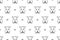 Vector cartoon character scottish terrier dog seamless pattern
