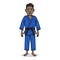 Vector Cartoon Character - Young Afroamerican Man in Judo Kimono