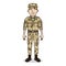 Vector Cartoon Character - Young Man in Military Uniform. Soldier, Service Man