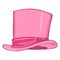 Vector Cartoon Classic Pink Cylinder Hat