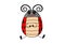 Vector Cartoon Cute Ladybug Illustration