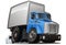 Vector cartoon delivery / cargo truck