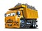 Vector Cartoon Dump Truck