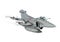 Vector Cartoon Fighter Plane Rafale