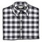 Vector Cartoon Folded Gray Checkered Men Shirt