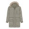 Vector Cartoon Gray Parka Jacket