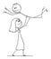 Vector Cartoon of Heterosexual Couple of Woman Lifting Man While Performing Dance Pose Lift During Dancing