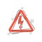 Vector cartoon high voltage danger icon in comic style. Danger e