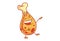 Vector Cartoon Illustration Of Cute Chicken