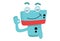 Vector Cartoon Illustration Of Cute Robot