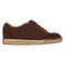 Vector Cartoon Illustration - Pair of Brown Skaters Shoes. Side View
