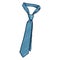 Vector Cartoon Illustration - Single Classic Necktie